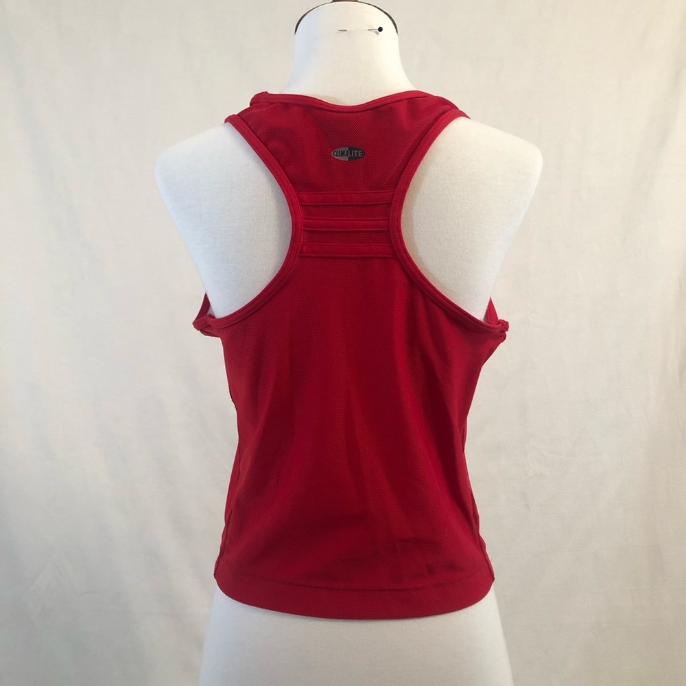 Adidas Red Athletic Racerback Top - Picture 3 of 5